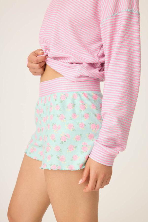 Pj Salvage Secret Garden Floral Shorts