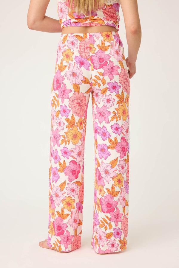 Pj Salvage Sweet Dreams Floral Print Modal Pants
