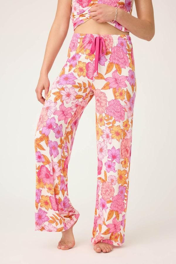 pj salvage Sweet Dreams Floral Print Modal Pants