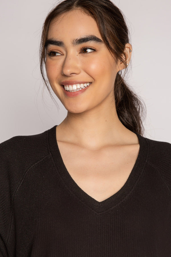 Pj Salvage Textured Essentials Long Sleeve Top