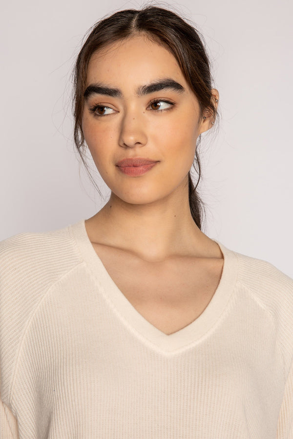 Pj Salvage Textured Essentials Long Sleeve Top