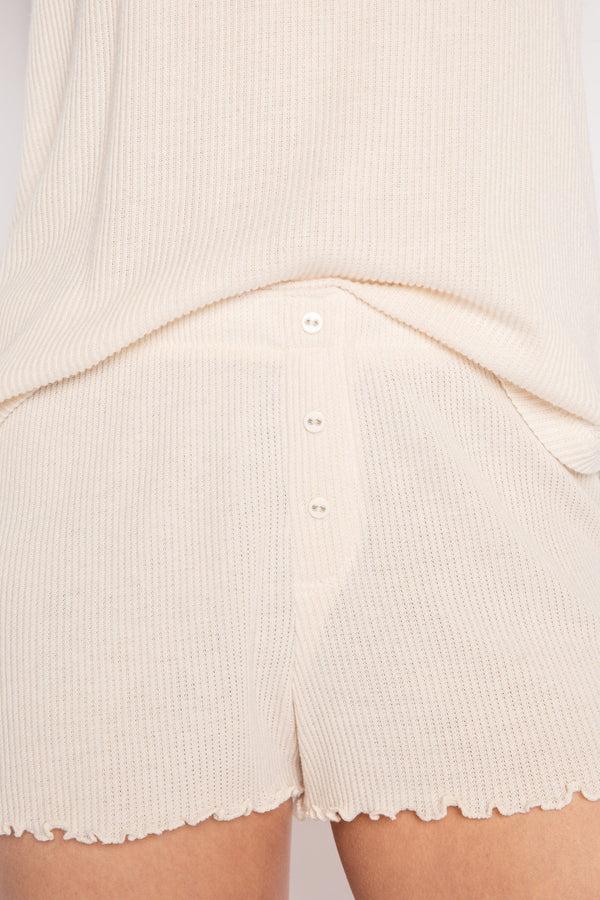 Pj Salvage Textured Essentials Short Lounge Set