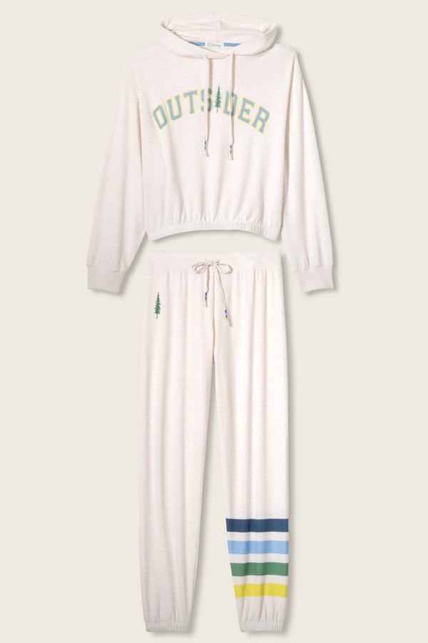 Pj Salvage The Outsider Graphic Jogger Lounge Set