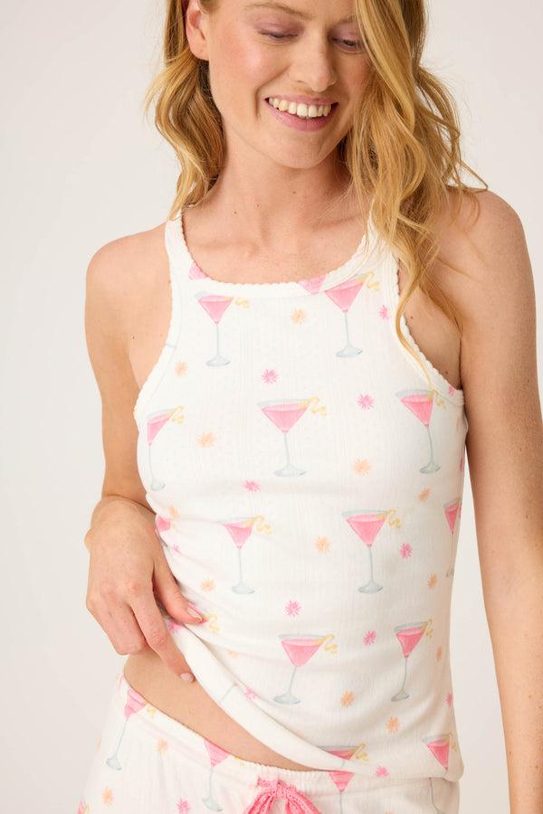 Pj Salvage Tini Time Drinks PJ Set