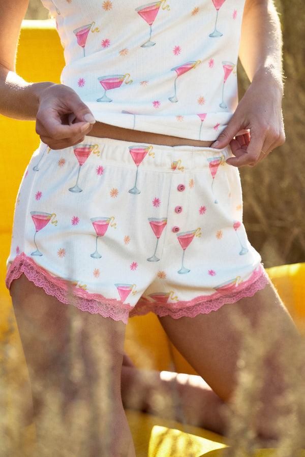 pj salvage Tini Time Drinks Shorts