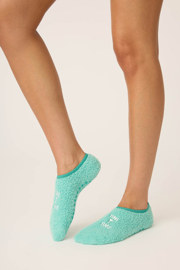 Pj Salvage Tini Time Fuzzy Ankle Socks