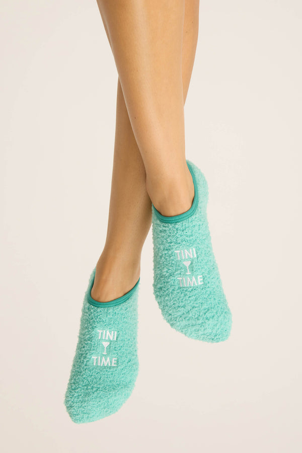 pj salvage Tini Time Fuzzy Ankle Socks