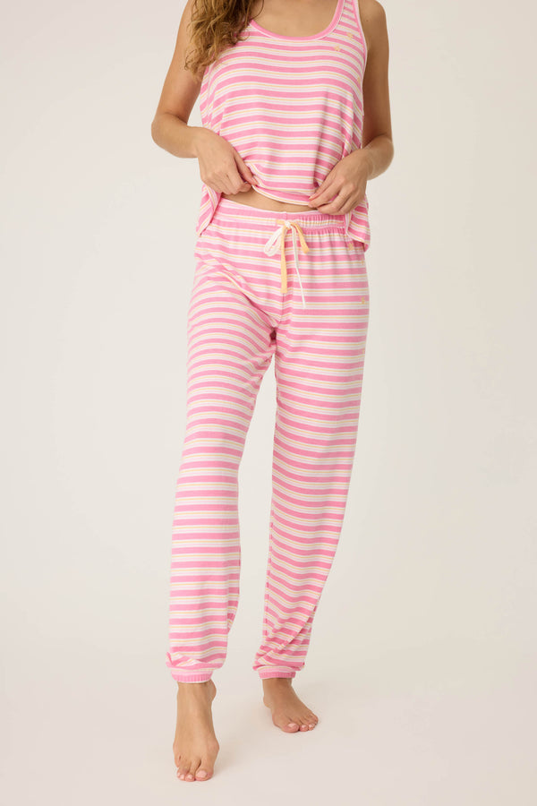 pj salvage Tini Time Striped Banded Pants