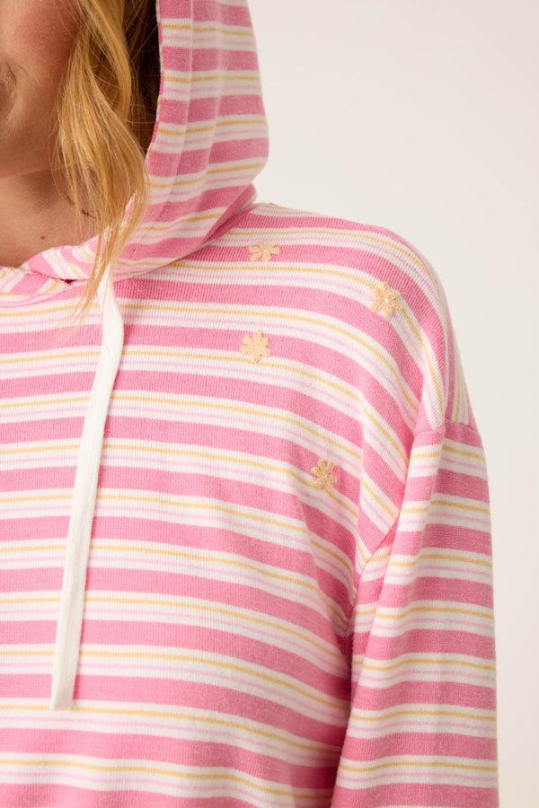 Pj Salvage Tini Time Striped Hoodie