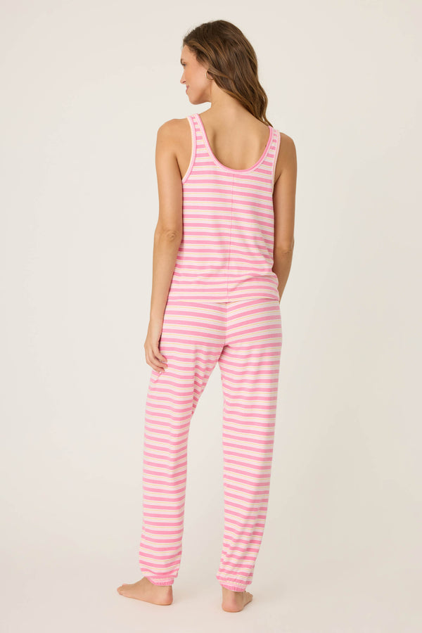 Pj Salvage Tini Time Striped PJ Set