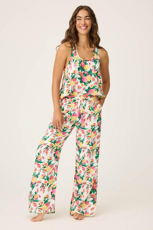 pj salvage Tropical Floral Print PJ Set