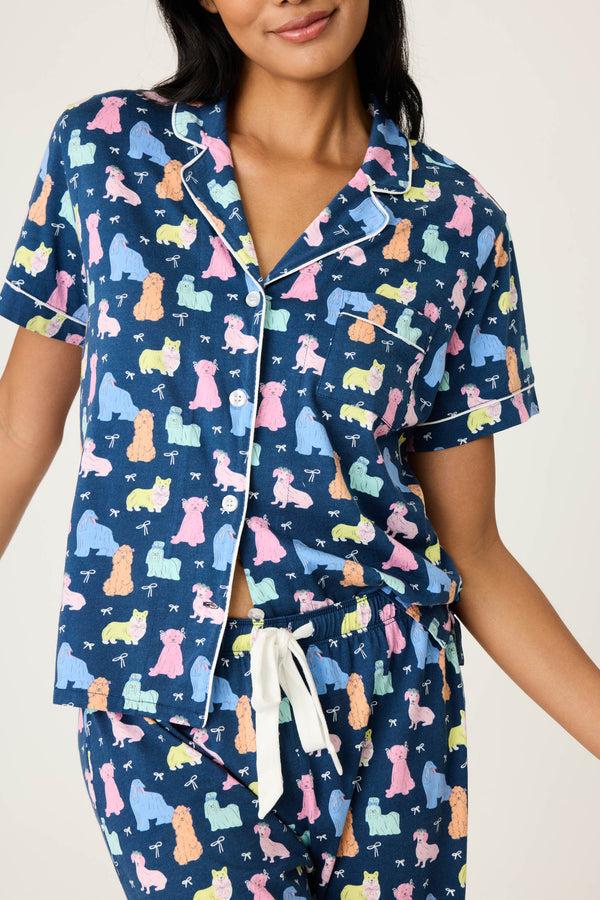 Pj Salvage Whimsy Dog PJ Set