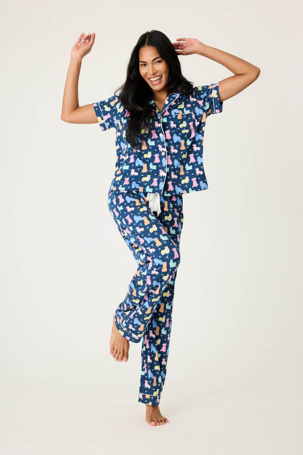 Pj Salvage Whimsy Dog PJ Set