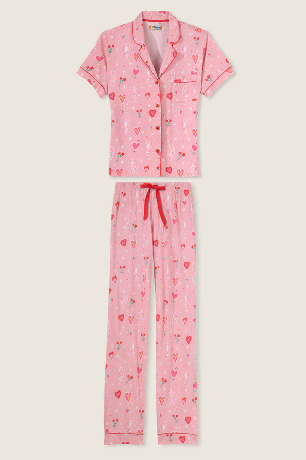 Pj Salvage Whimsy Tiger PJ Set