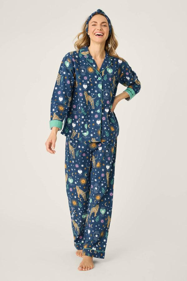 pj salvage Wild At Heart 3-Piece Flannel PJ Set