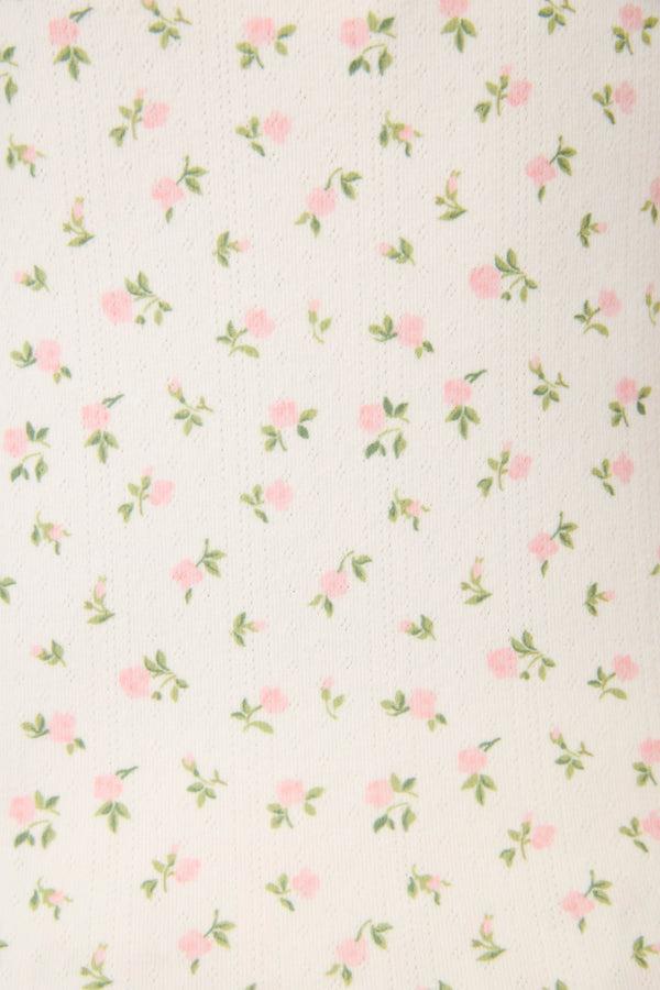 Pj Salvage Pointelle Essentials Ditsy Floral 4-Piece Loungewear Set