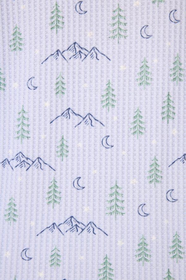 Pj Salvage Ski Jammie Classics Mountain Dreams Print PJ Set