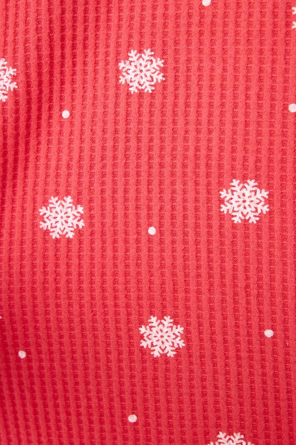 Pj Salvage Ski Jammie Classics Snowflake Wishes PJ Set