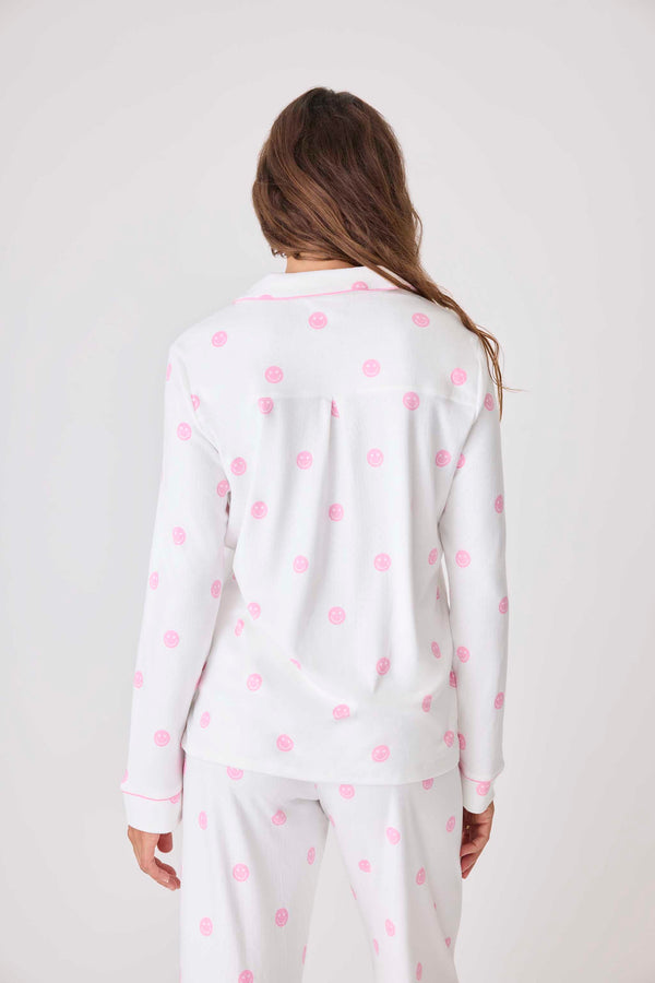 Pj Salvage Susan G. Komen Choose Happy Long Sleeve PJ Top
