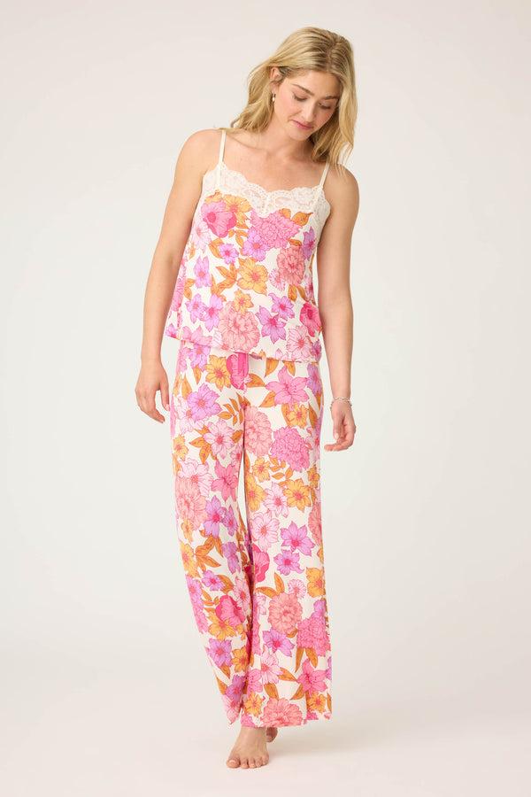 Pj Salvage Sweet Dreams Floral Print Modal Camisole
