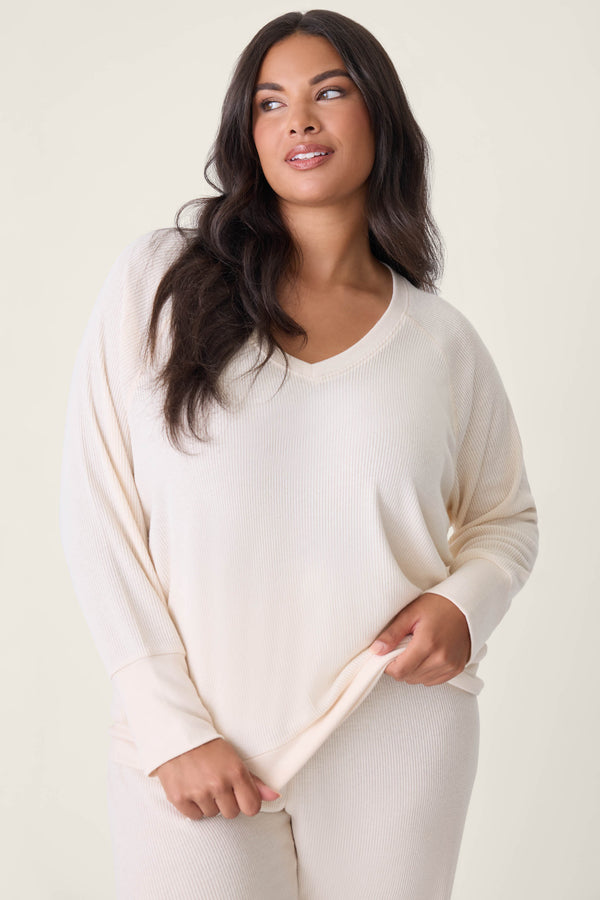 Pj Salvage Textured Essentials Plus Size Lounge Set