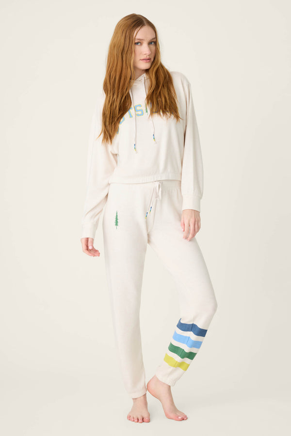 Pj Salvage The Outsider Striped Jogger Banded Pants