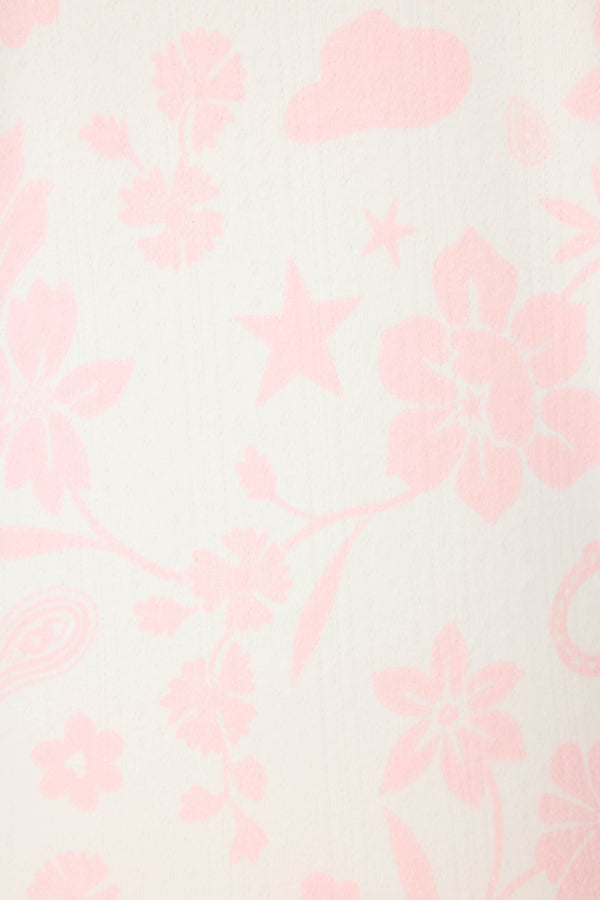 Pj Salvage Wild Flower Western Floral Print Pointelle Lounge Set