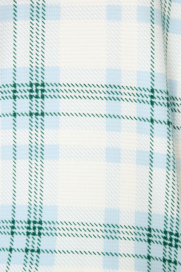 Pj Salvage Winter Wonderland Plaid Velour Pants Set