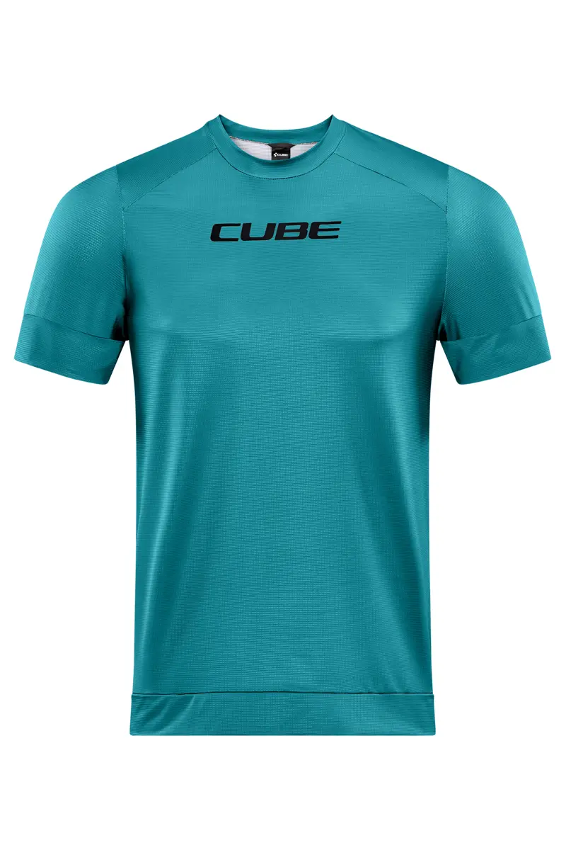 planet bike Cube ATX Round Neck Short Sleeve Jersey in Light Blue