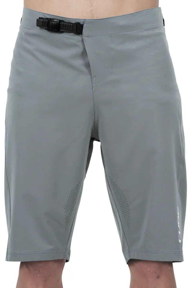 planet bike Cube Edge Lightweight Mens Baggy Shorts in Grey