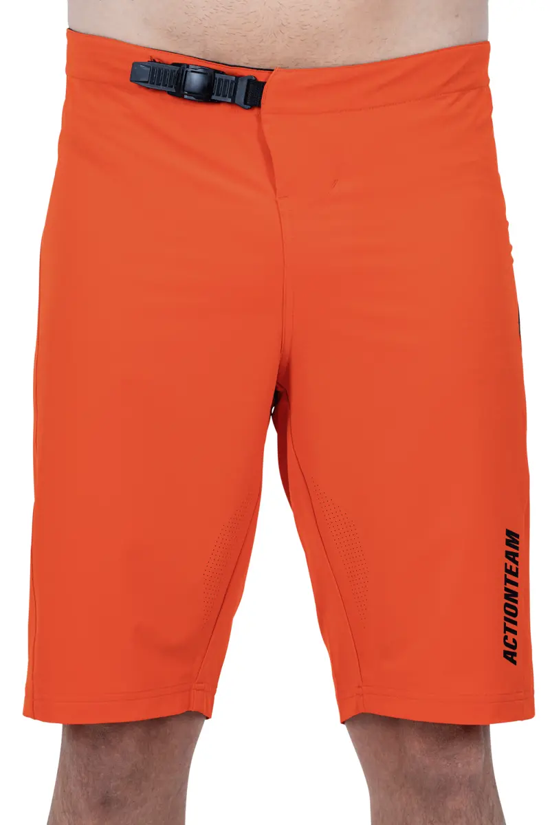 planet bike Cube Edge Lightweight Mens Baggy Shorts in Orange