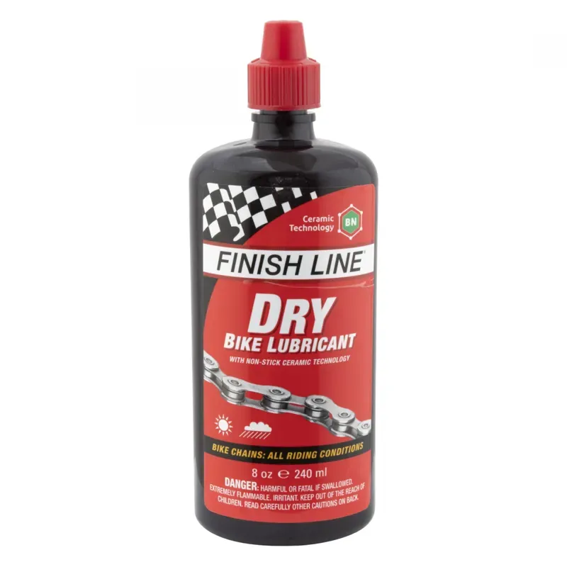 planet bike Finish Line Ceramic Technology 8oz Dry Lube in Black