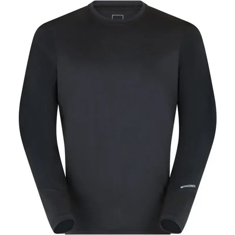 planet bike Madison Flux Men's Long Sleeve Trail Jersey In Black planet bike Madison Flux Men's Long Sleeve Trail Jersey In Black