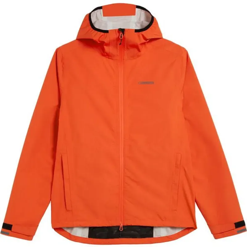 planet bike Madison Men's Roam 2.5L Waterproof Jacket in Orange