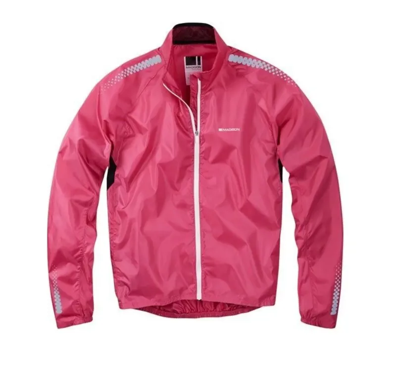 planet bike MADISON PAKIT WOMENS SHOWERPROOF JACKET - VERY BERRY - 10