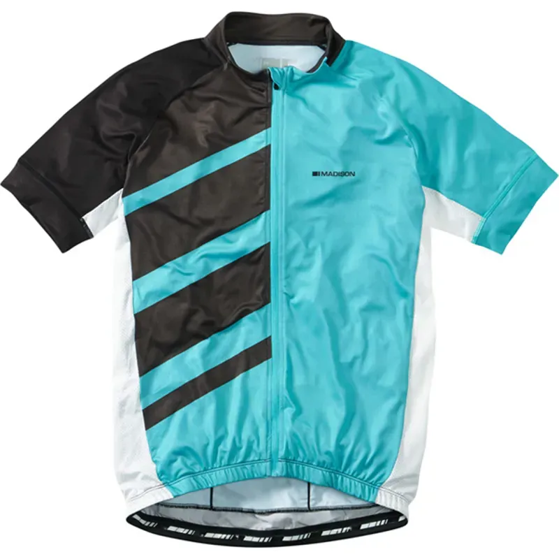 planet bike Madison Sportive Race Short Sleeved Mens Jersey in Blue