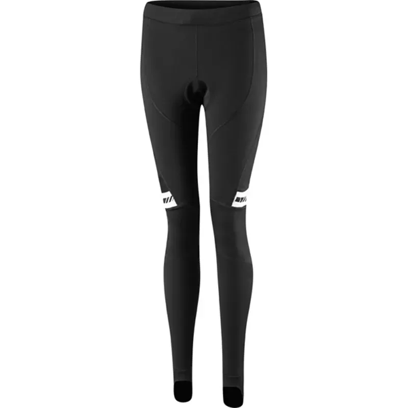 planet bike MADISON SPORTIVE SHIELD SOFTSHELL WOMENS TIGHTS WITH PAD - BLACK - 14