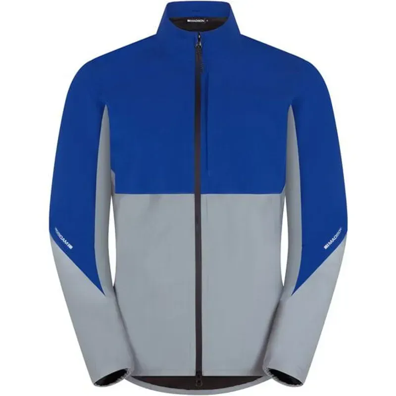 planet bike Madison Stellar Ultra Reflective Men's Waterproof Jacket In Ultramarine Blue