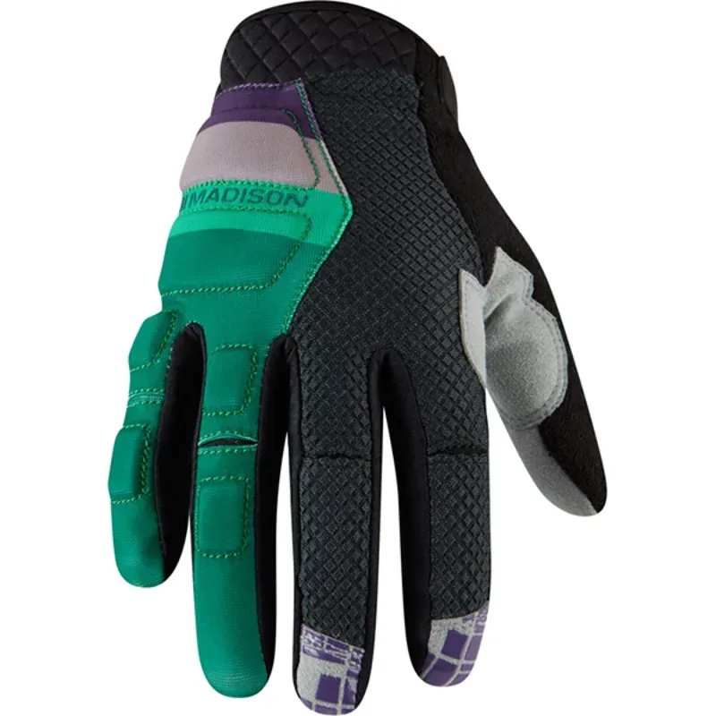 planet bike MADISON ZENITH MENS GLOVES - OAK GREEN/CLOUD GREY - SMALL