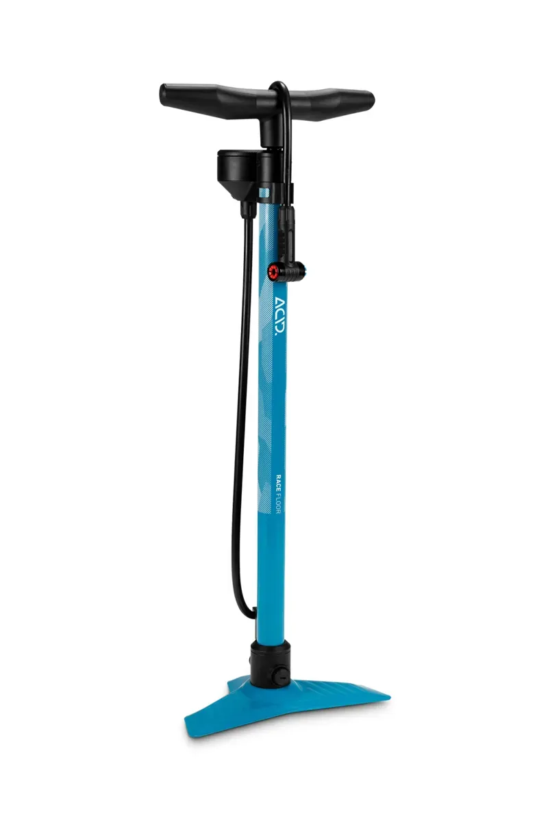 planet bike Acid Race Floor Pump in Blue
