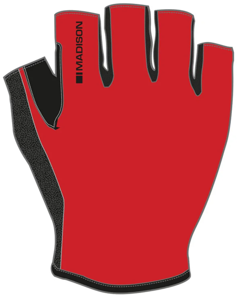 planet bike MADISON TRACK MITTS - FLAME RED SMALL