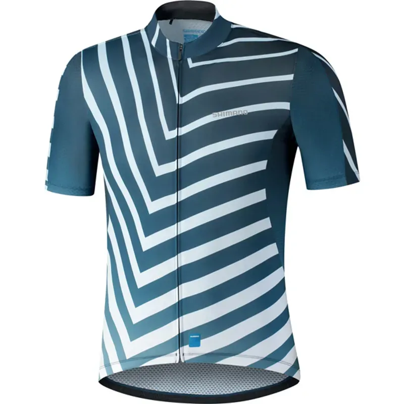 planet bike Shimano Clothing Aerolite Mens Jersey in Blue