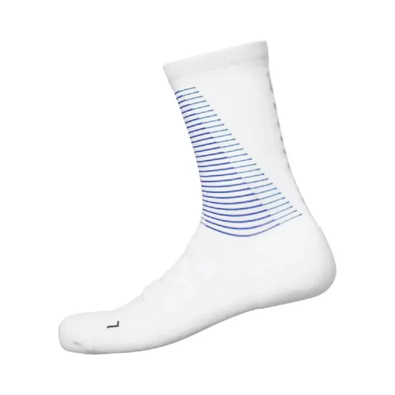 planet bike SHIMANO S-PHYRE SOCKS WHITE/PURPLE - L-XL