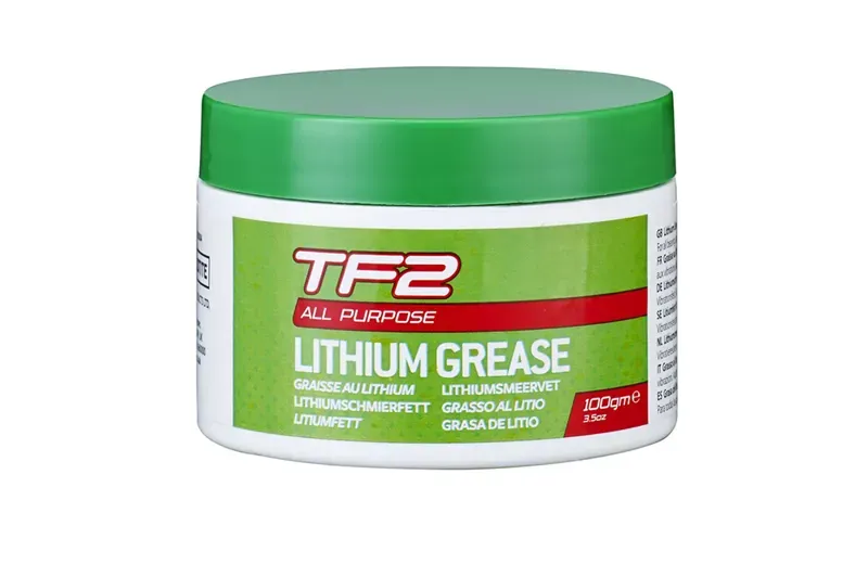 planet bike Weldtite TF2 Lithium Grease 100gm Tub in Green
