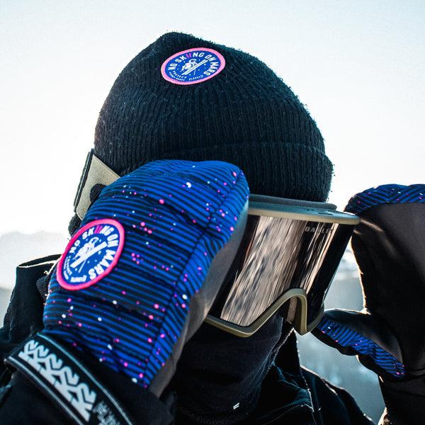 Planks Unisex No Skiing On Mars Beanie