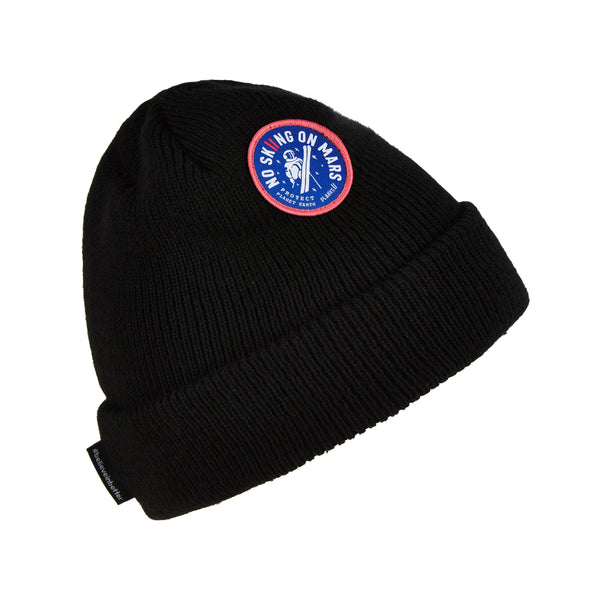 planks Unisex No Skiing On Mars Beanie