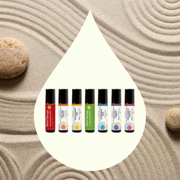 Plant Therapy Chakra Blends Essential Oil Roll-On Set