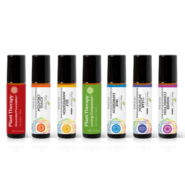plant therapy Chakra Blends Essential Oil Roll-On Set
