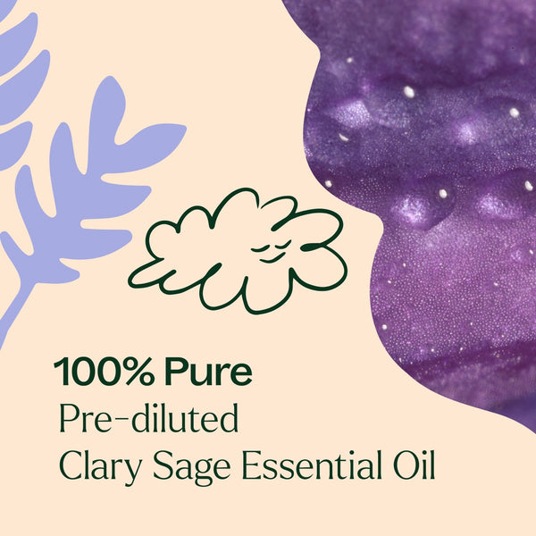 Plant Therapy Clary Sage Essential Oil Pre-Diluted Roll-On