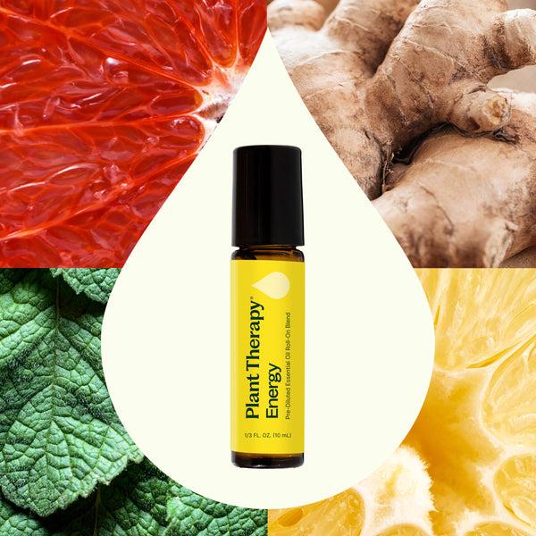 Plant Therapy Energy Essential Oil Blend Pre-Diluted Roll-On